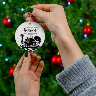 FARMER MEMORIAL GIFT CHRISTMAS ORNAMENT