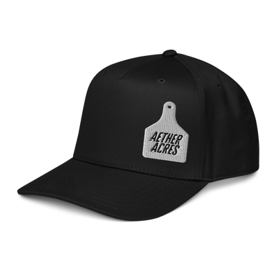 CUSTOM CATTLE TAG FARM TRUCKER 5 PANNEL HAT
