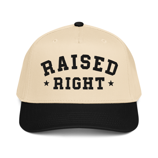 RAISED RIGHT TRUCKER 5 PANNEL HAT