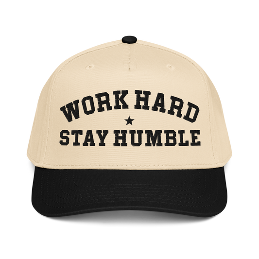WORK HARD STAY HUMBLE TRUCKER 5 PANNEL HAT