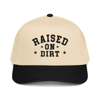 RAISED ON DIRT TRUCKER 5 PANNEL HAT