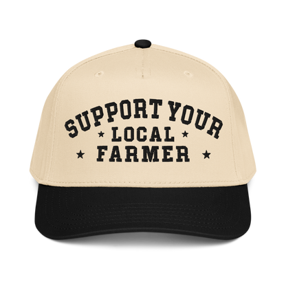 SUPPORT YOUR LOCAL FARMER TRUCKER 5 PANNEL HAT