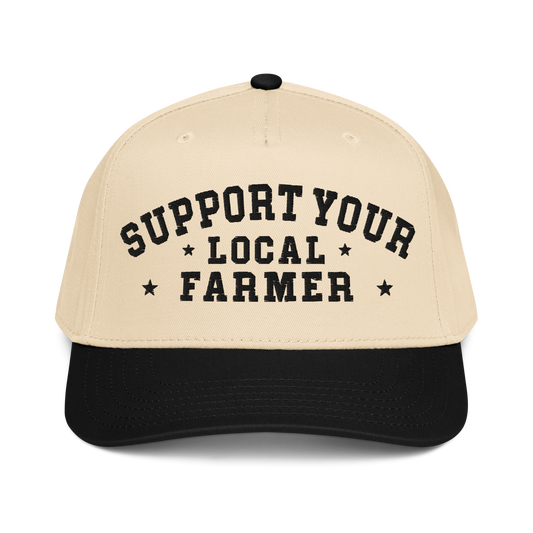 SUPPORT YOUR LOCAL FARMER TRUCKER 5 PANNEL HAT