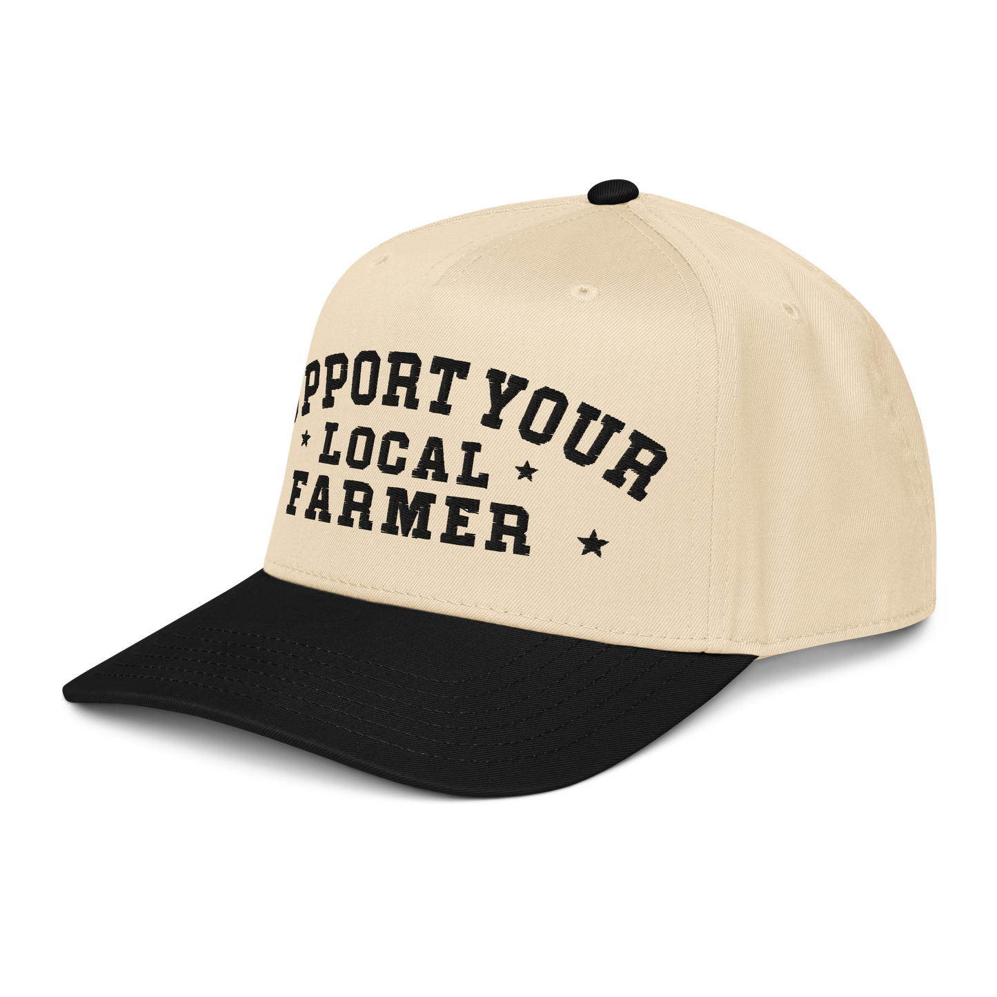 SUPPORT YOUR LOCAL FARMER TRUCKER 5 PANNEL HAT