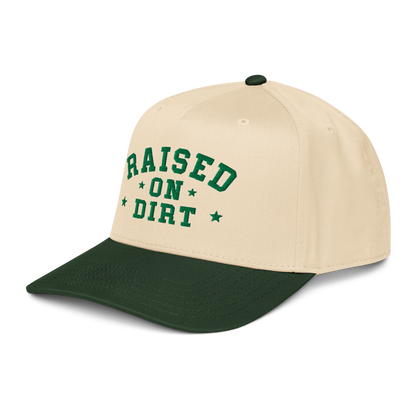 RAISED ON DIRT TRUCKER 5 PANNEL HAT