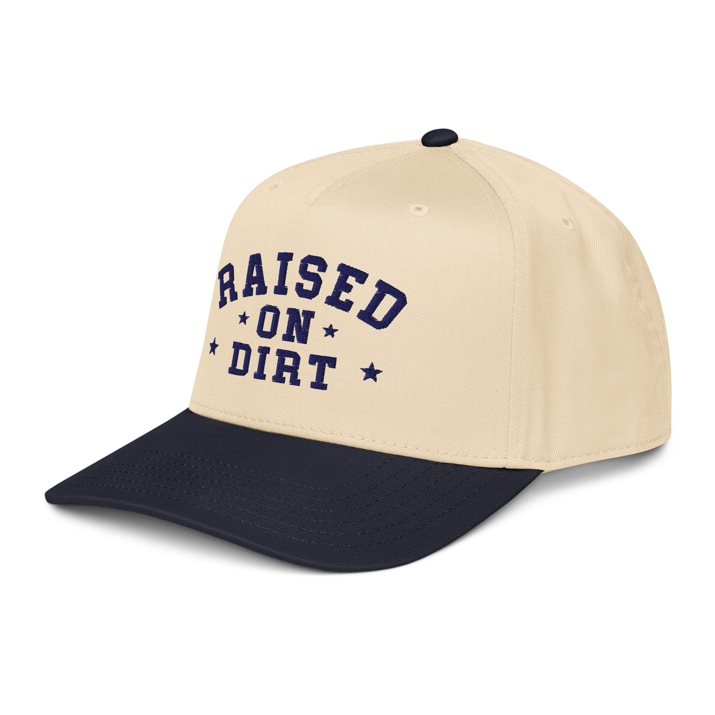 RAISED ON DIRT TRUCKER 5 PANNEL HAT