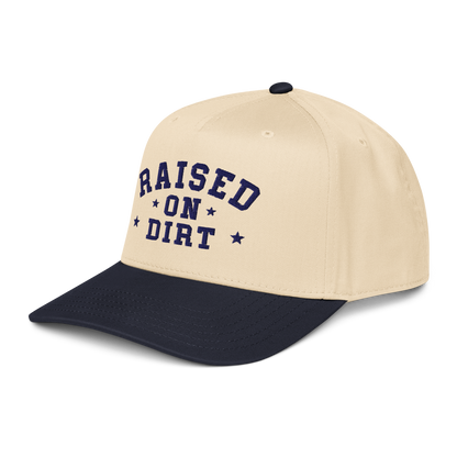 RAISED ON DIRT TRUCKER 5 PANNEL HAT