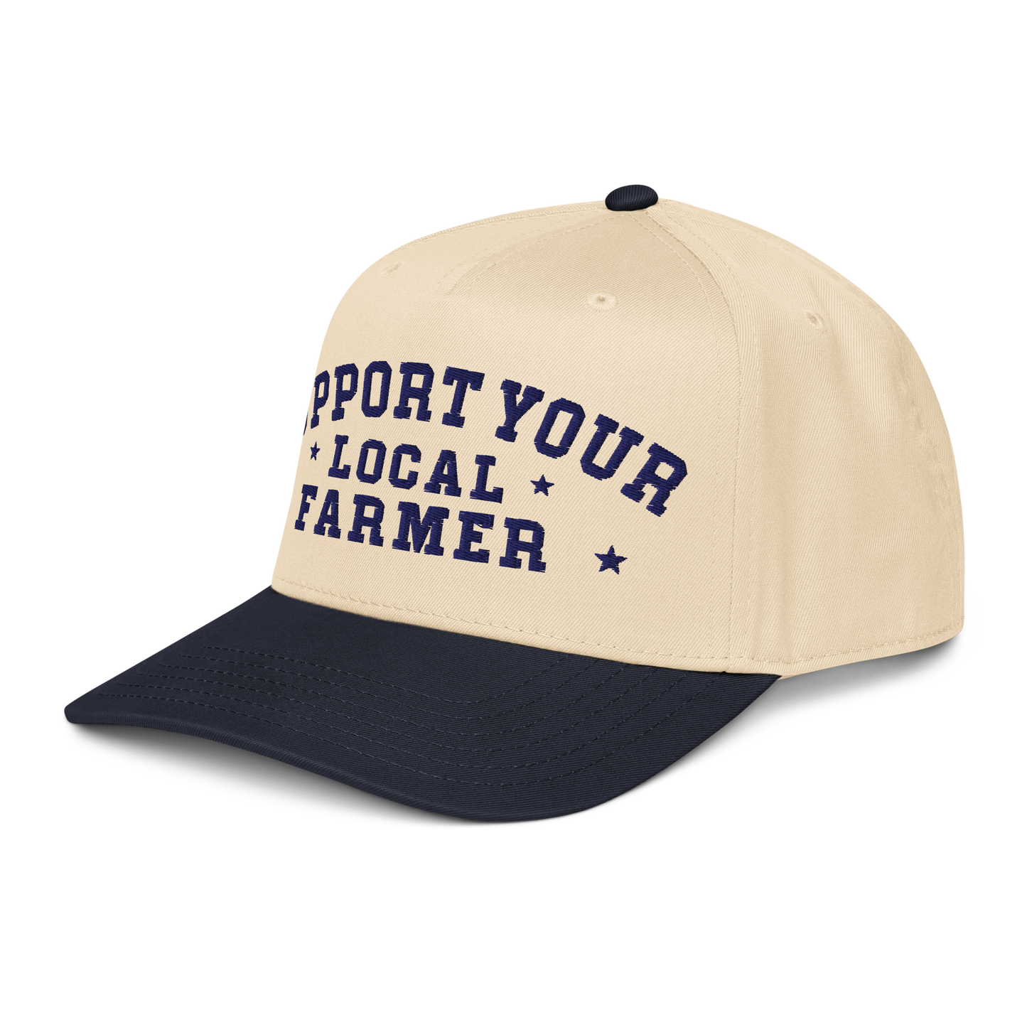 SUPPORT YOUR LOCAL FARMER TRUCKER 5 PANNEL HAT
