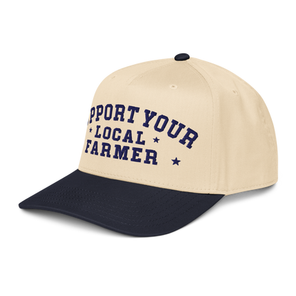 SUPPORT YOUR LOCAL FARMER TRUCKER 5 PANNEL HAT