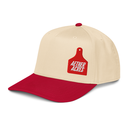 CUSTOM CATTLE TAG FARM TRUCKER 5 PANNEL HAT
