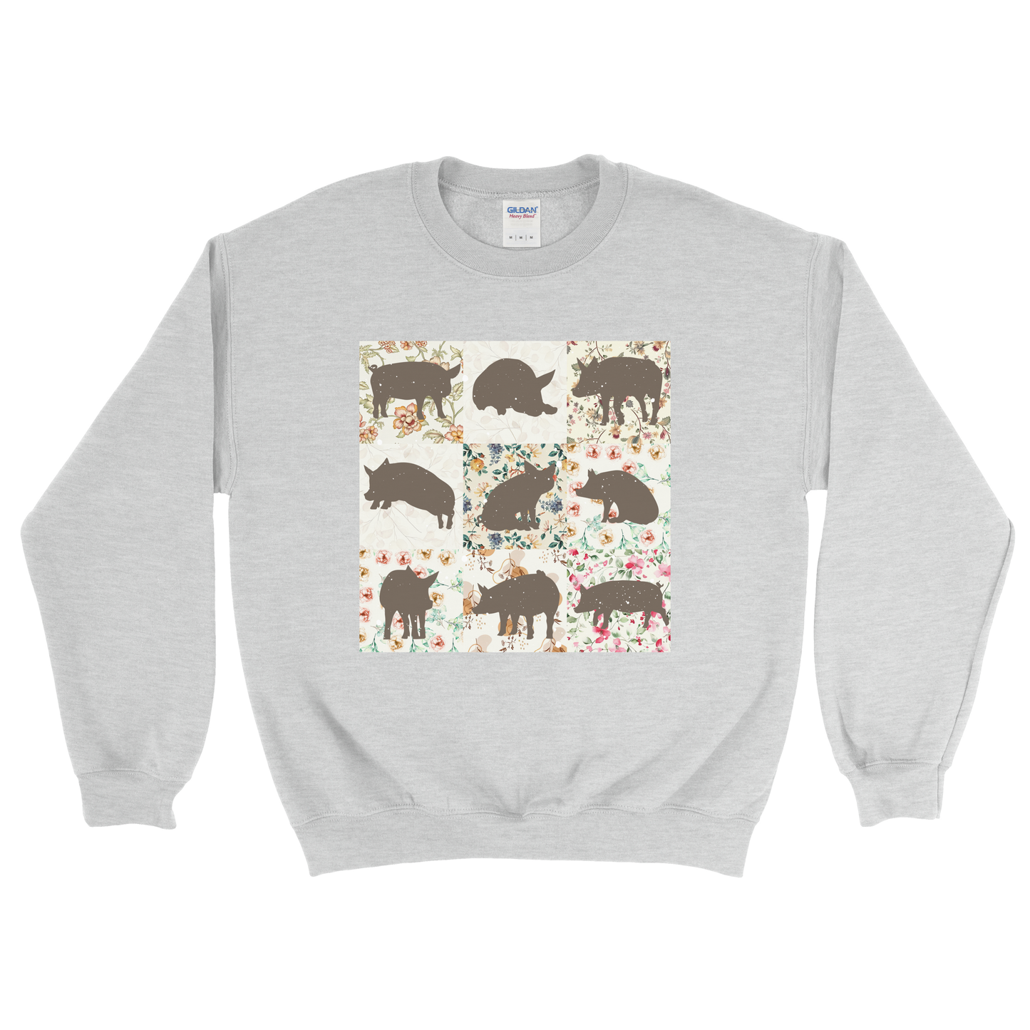 PIG PATTERN SWEATSHIRT