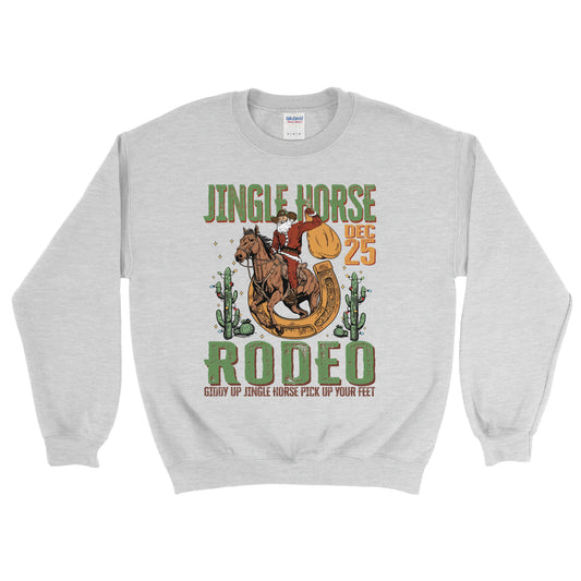 GIDDY UP JINGLE HORSE FARM CHRISTMAS SWEATSHIRT