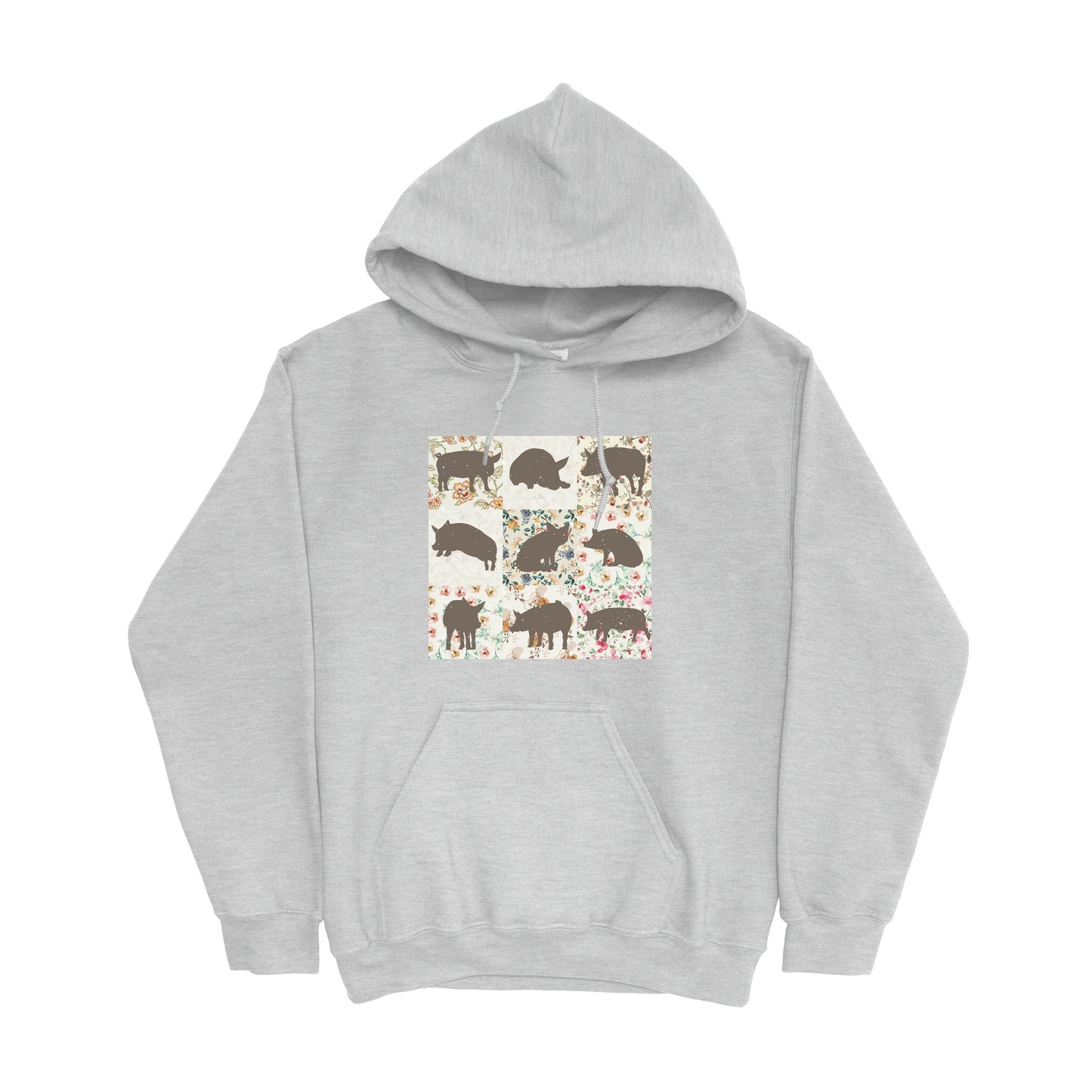 PIG PATTERN HOODIE