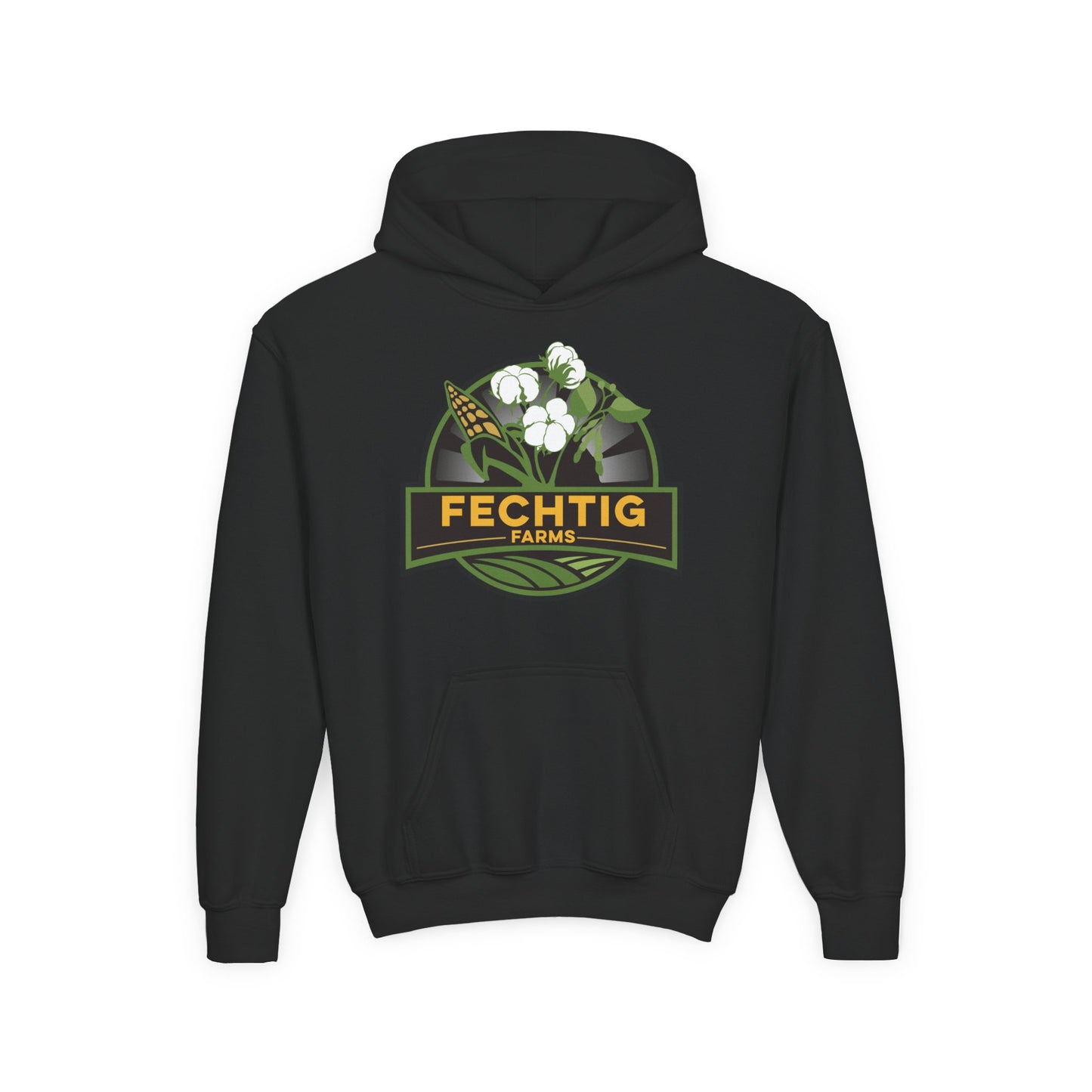 CORN COTTON SOYBEANS FARM CUSTOM YOUTH HOODIE J1