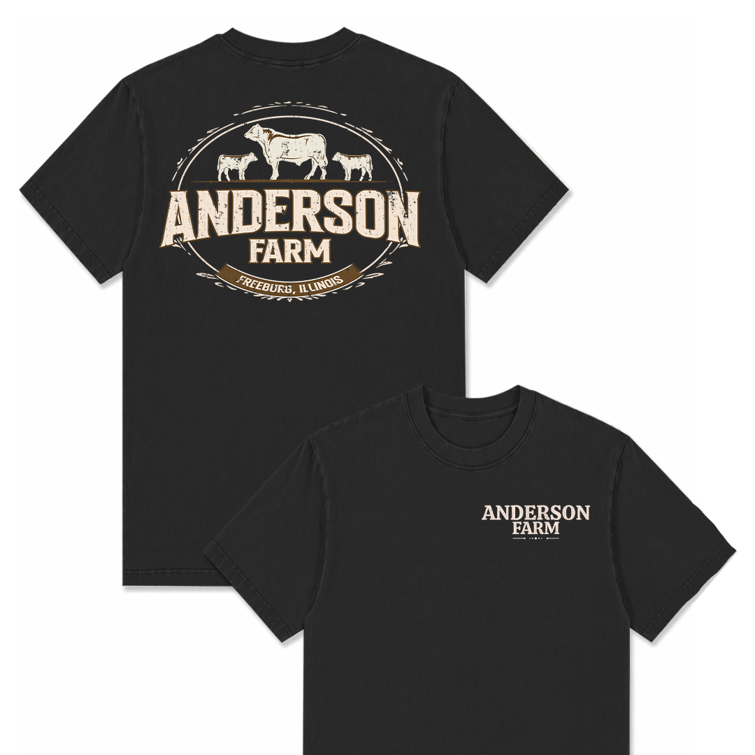 CATTLE FARM CUSTOM SHIRT BACK PRINT C18
