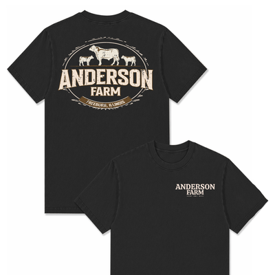 CATTLE FARM CUSTOM SHIRT BACK PRINT C18