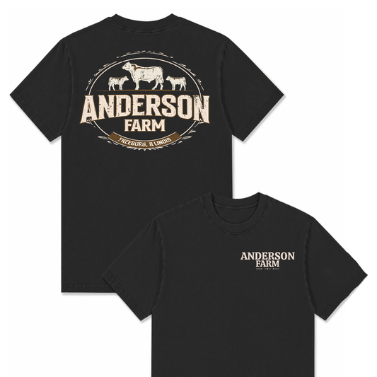 CATTLE FARM CUSTOM SHIRT BACK PRINT C18