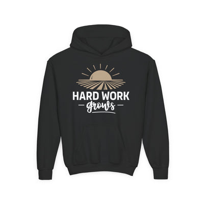 HARD WORK GROWS YOUTH HOODIE