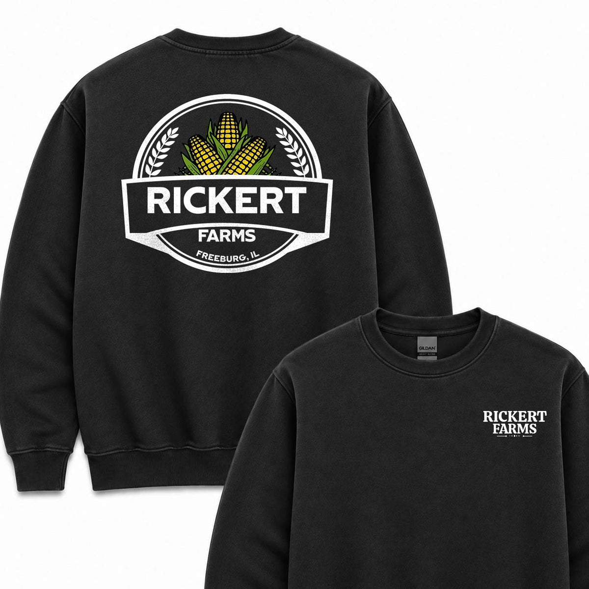 CORN FARM CUSTOM SWEATSHIRT BACK PRINT O1