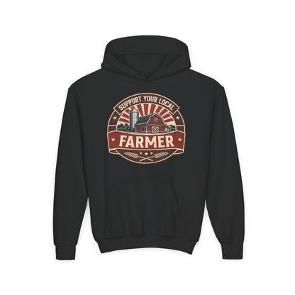 SUPPORT YOUR LOCAL FARMERS YOUTH HOODIE