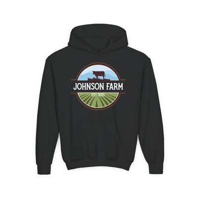 CATTLE FARM CUSTOM YOUTH HOODIE C4