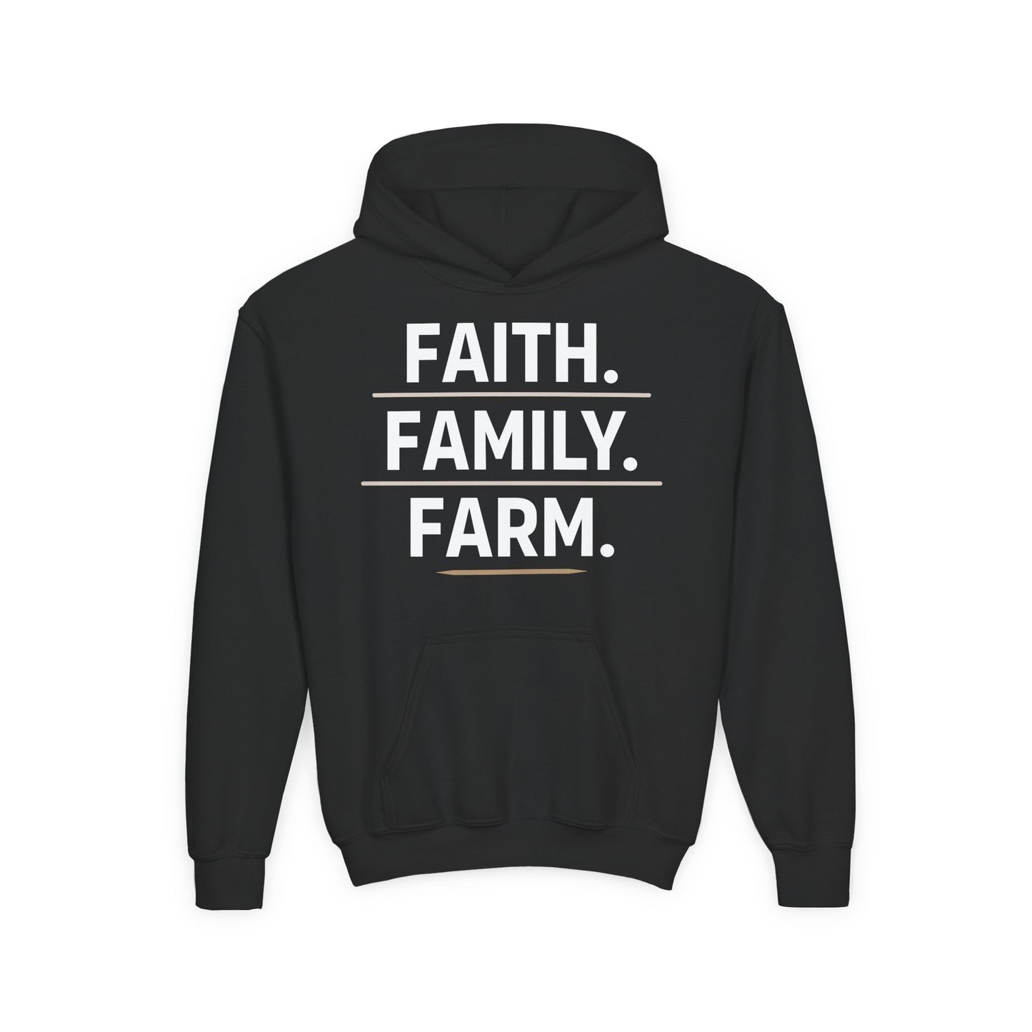 FAITH. FAMILY. FARM. YOUTH HOODIE