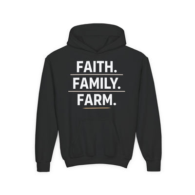 FAITH. FAMILY. FARM. YOUTH HOODIE