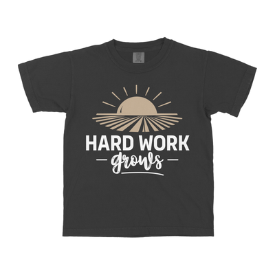 HARD WORK GROWS YOUTH SHIRT