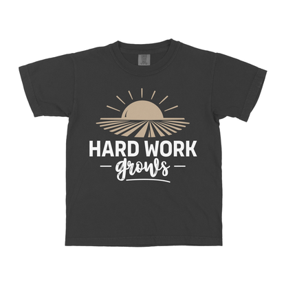 HARD WORK GROWS YOUTH SHIRT