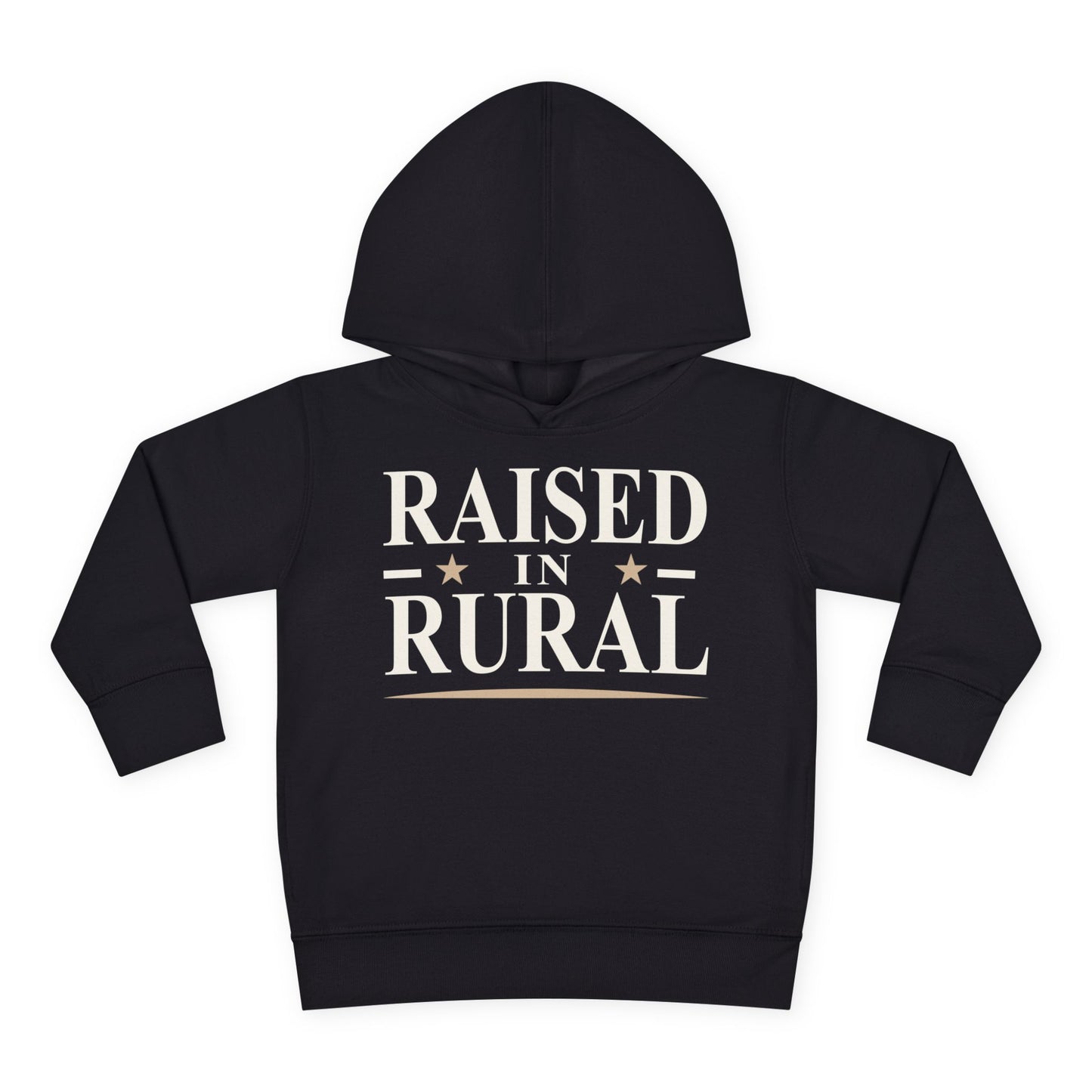 RAISED IN RURAL TODDLER HOODIE