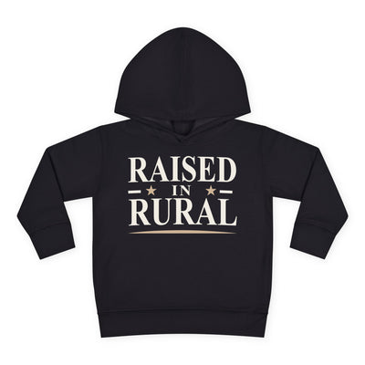 RAISED IN RURAL TODDLER HOODIE