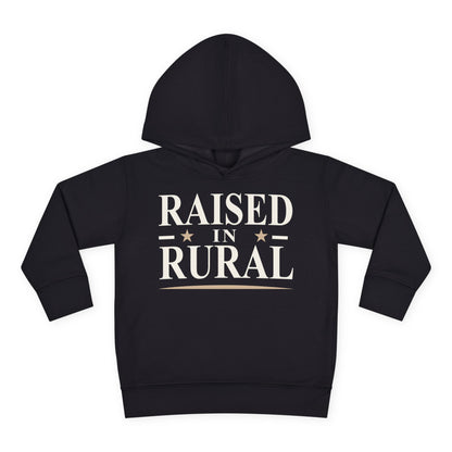 RAISED IN RURAL TODDLER HOODIE
