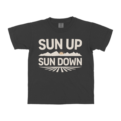 SUN UP SUN DOWN YOUTH SHIRT