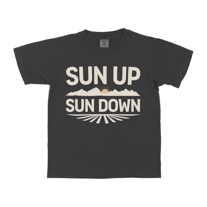 SUN UP SUN DOWN YOUTH SHIRT