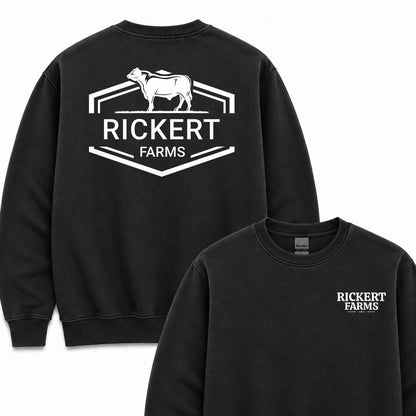 CATTLE FARM CUSTOM SWEATSHIRT BACK PRINT C2