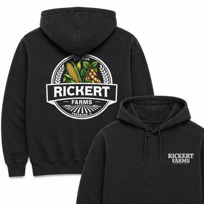 CORN SOYBEAN FARM CUSTOM HOODIE BACK PRINT Y2