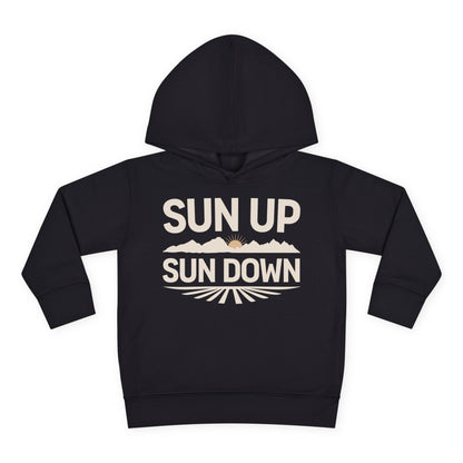 SUN UP SUN DOWN TODDLER HOODIE