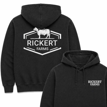 CATTLE FARM CUSTOM HOODIE BACK PRINT C2