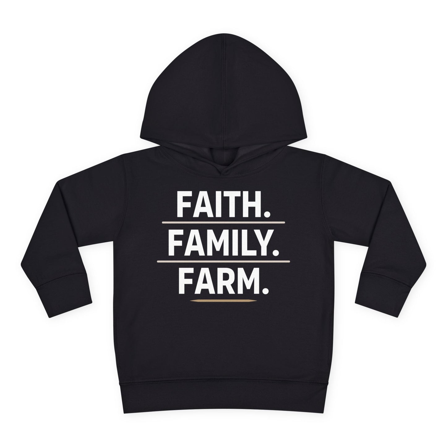 FAITH. FAMILY. FARM. TODDLER HOODIE