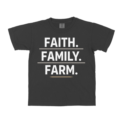FAITH. FAMILY. FARM. YOUTH SHIRT