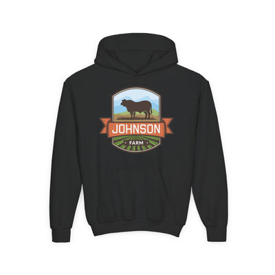 CATTLE FARM CUSTOM YOUTH HOODIE C1