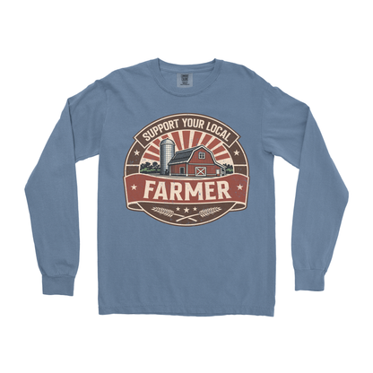 SUPPORT YOUR LOCAL FARMERS LONG SLEEVE SHIRT