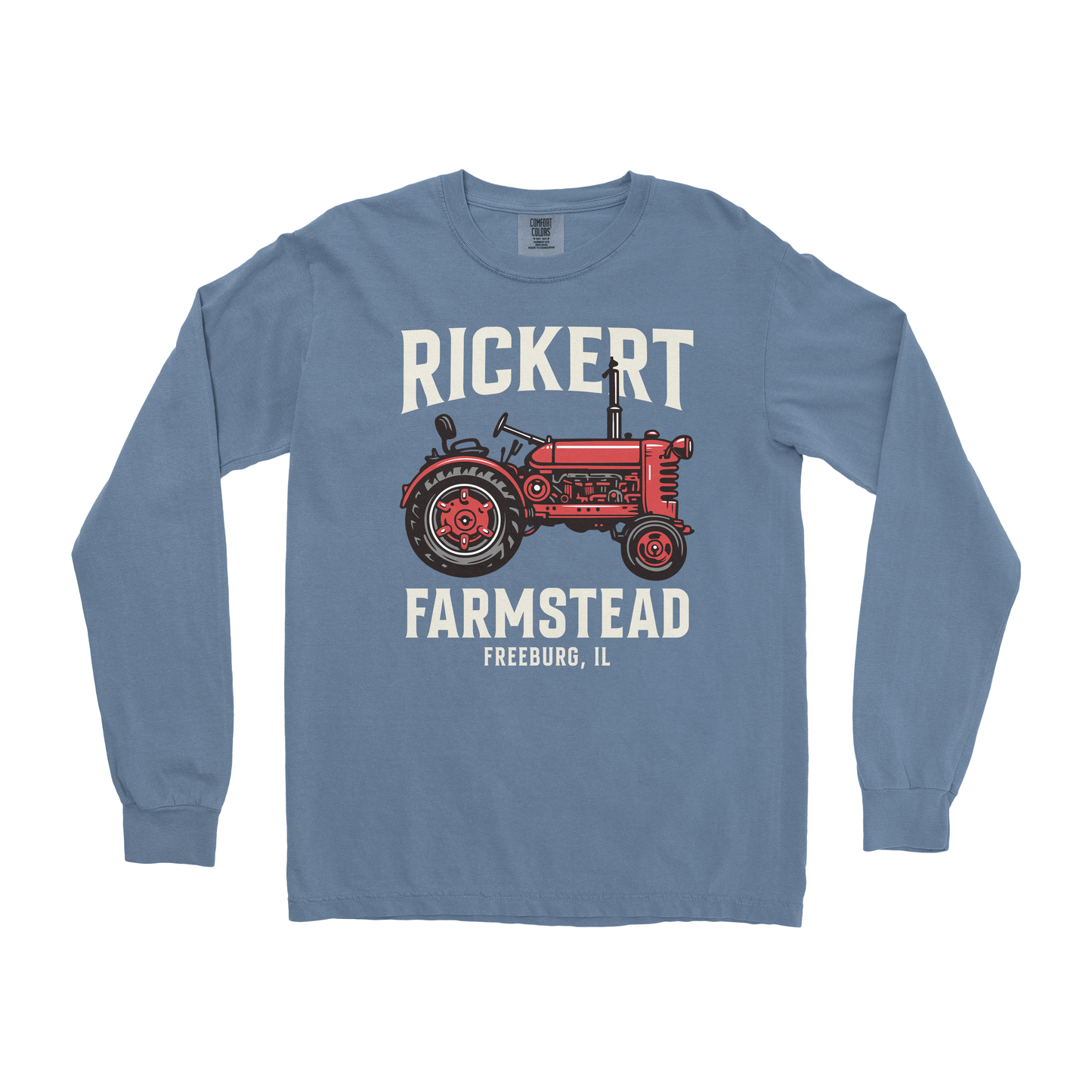 CUSTOM FARM TRACTOR LONG SLEEVE SHIRT F7
