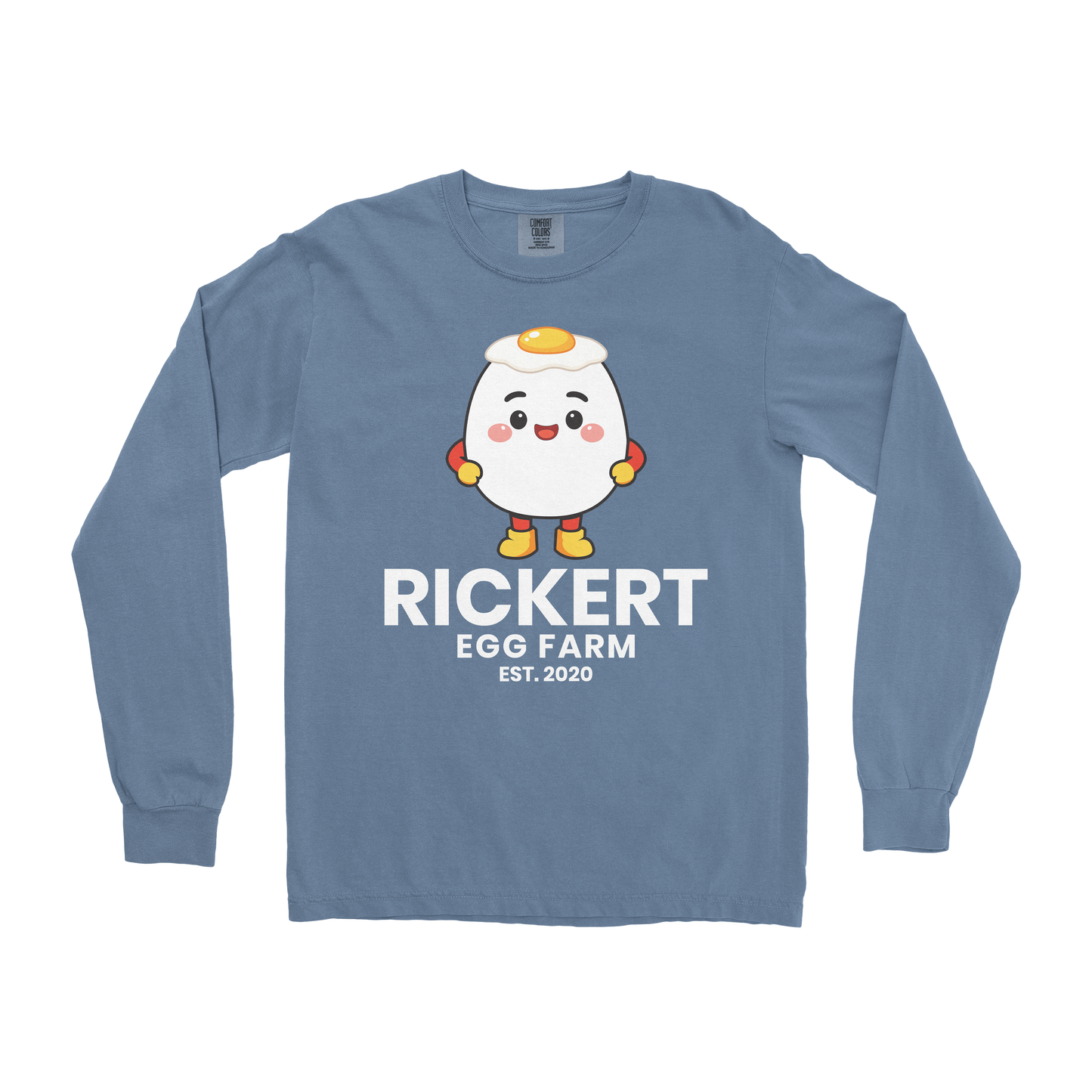 EGG FARM CUSTOM LONG SLEEVE SHIRT K12