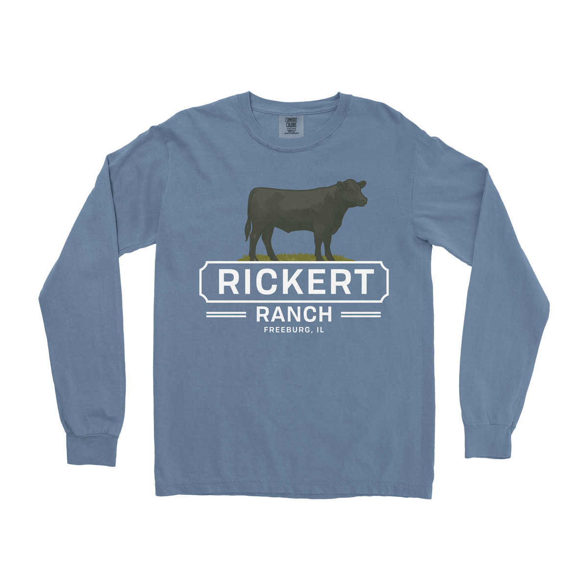 ANGUS CATTLE FARM CUSTOM LONG SLEEVE SHIRT A4
