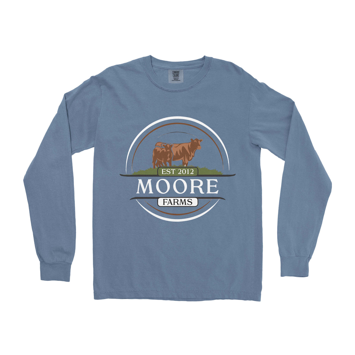 CATTLE FARM CUSTOM LONG SLEEVE SHIRT C5