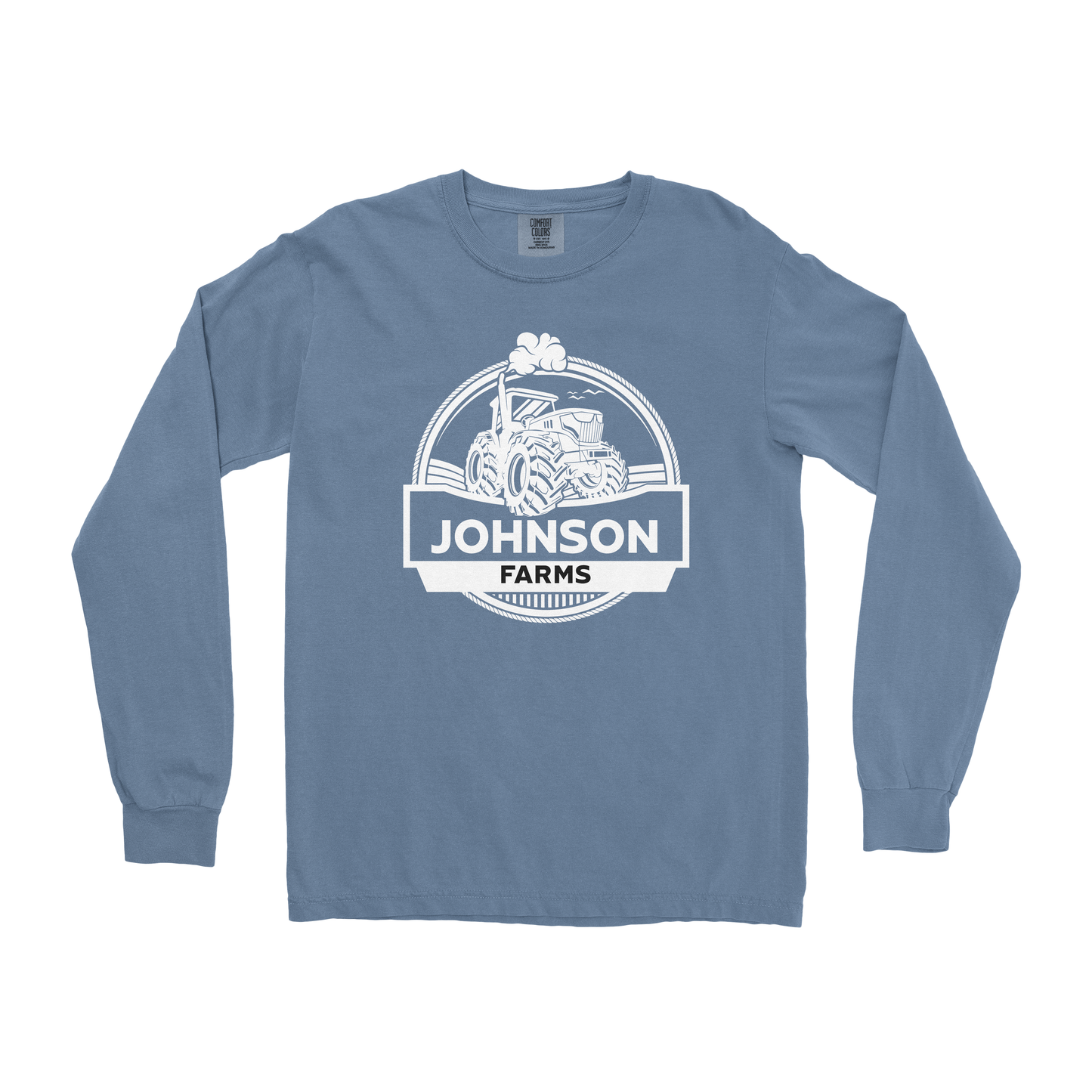 CUSTOM FARM TRACTOR LONG SLEEVE SHIRT F2