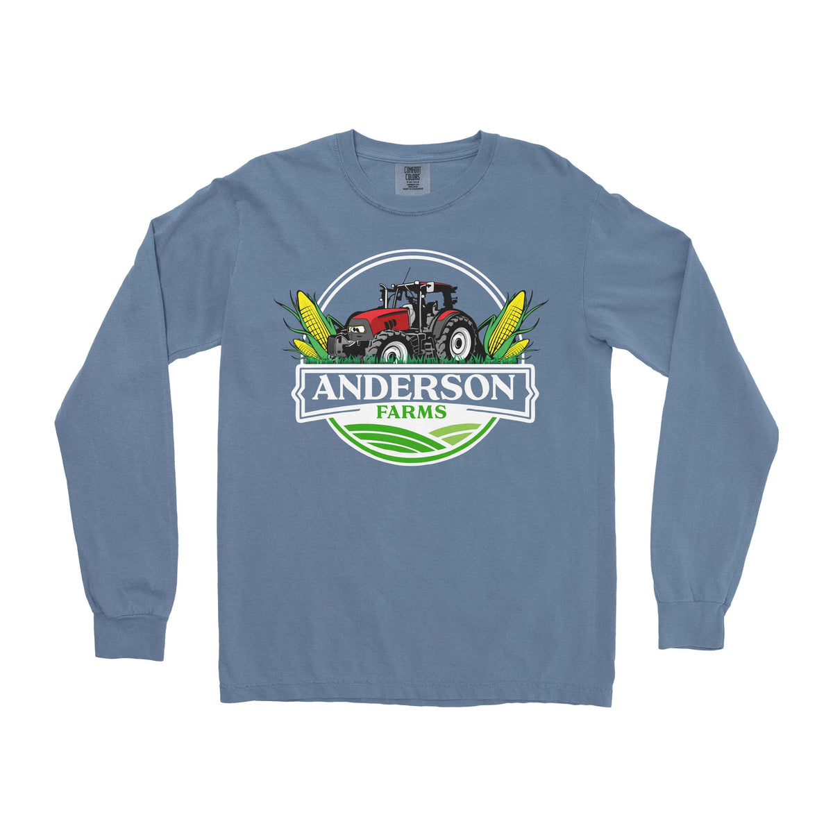 CORN FARM CUSTOM LONG SLEEVE SHIRT O2