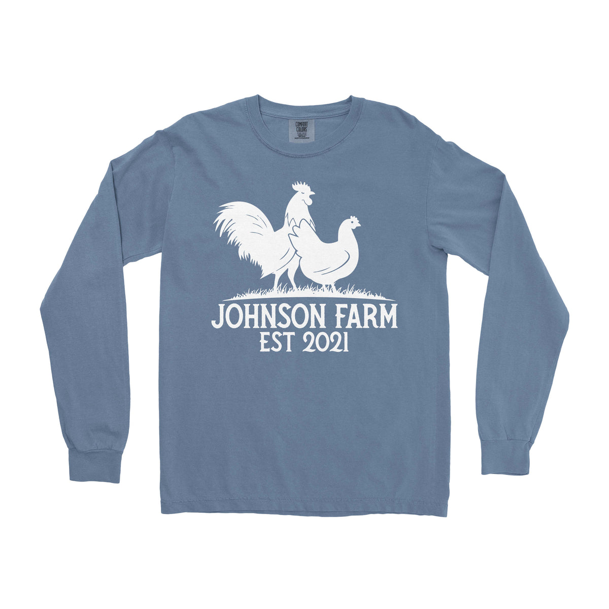 POULTRY FARM CUSTOM LONG SLEEVE SHIRT P6
