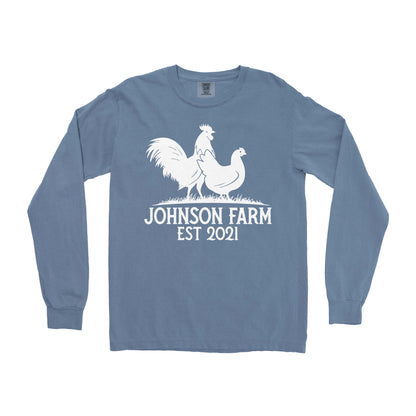 POULTRY FARM CUSTOM LONG SLEEVE SHIRT P6